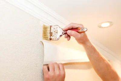 Pose de papier peint à Baneuil — revêtements muraux et toiles de verre